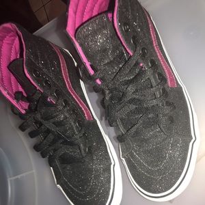 Women Glitter Vans